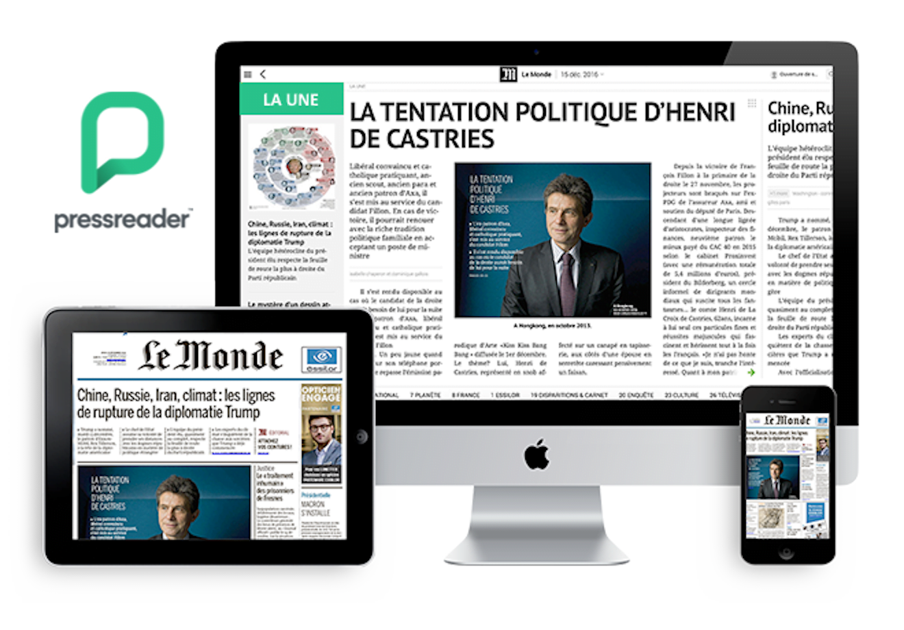 Le Monde Expands Digital Distribution with PressReader DigitrendZ