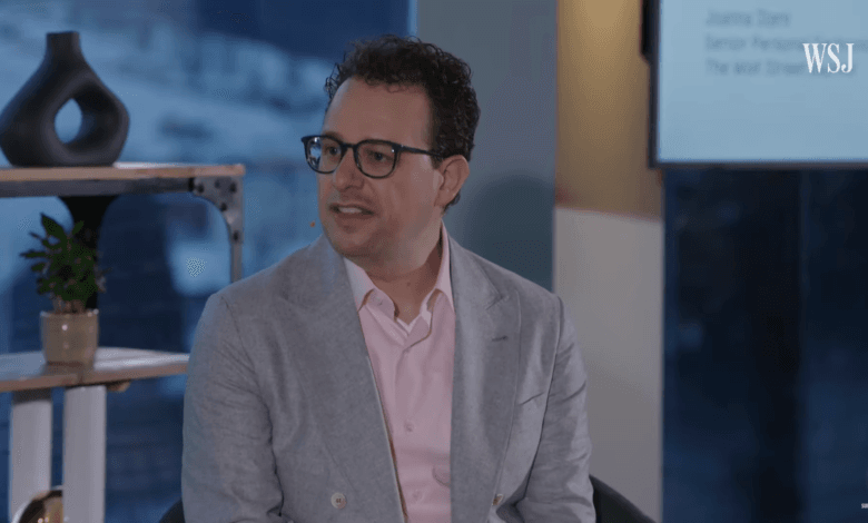 Dario Amodei, Anthropic's CEO, in an interview with WSJ's Joanna Stern at Davos 2025 (Screenshot)