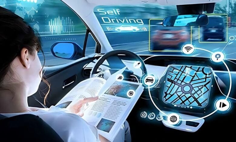 Inside of a Chinese autonomous car