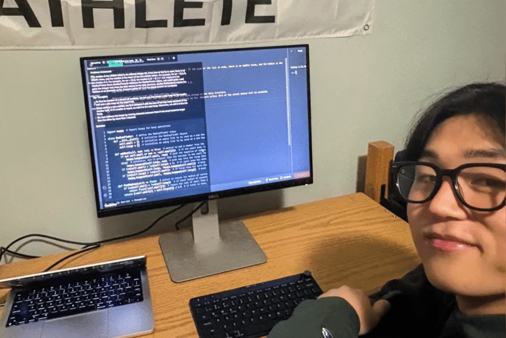 Roy Lee coding