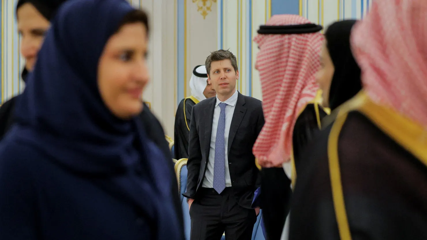 OpenAI CEO Sam Altman looks on as he visits Riyadh with U.S. President Donald Trump and Tesla CEO Elon Musk (both not pictured), in Riyadh, Saudi Arabia, May 13, 2025.