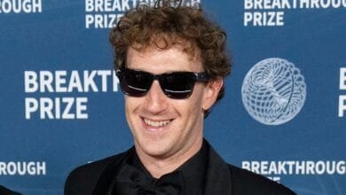 Zuck wearing his AI Ray-ban sunglasses