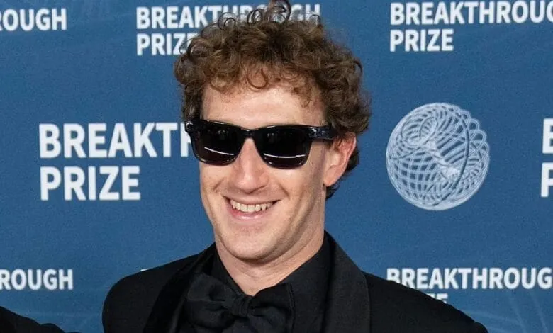 Zuck wearing his AI Ray-ban sunglasses