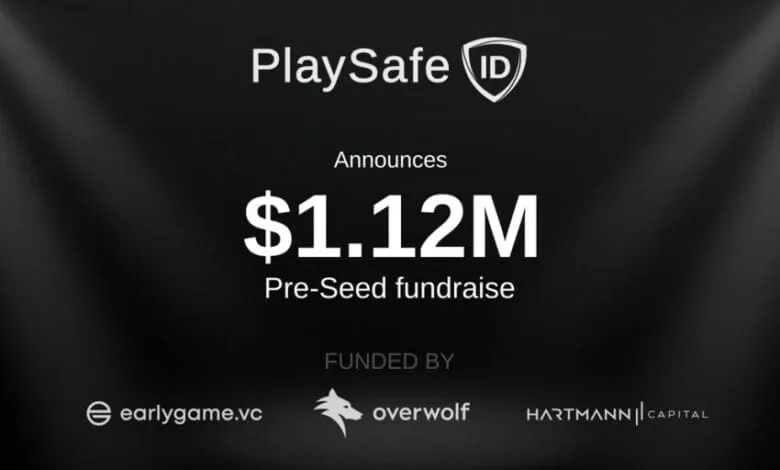 PlaySafe ID announces $1.12M in pre-seed funding from earlygame.vc, overwolf, and Hartmann Capital.