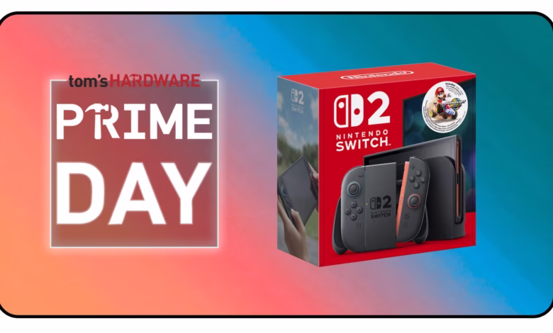 Tom's Hardware Prime Day deal: Nintendo Switch OLED with Mario Kart 8 Deluxe.