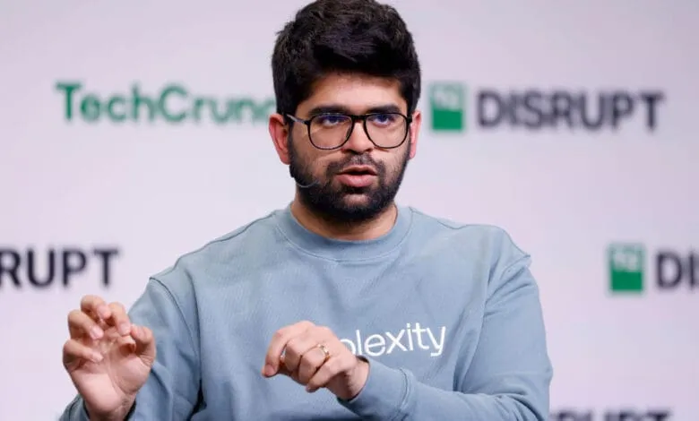 Aravind Srinivas, CEO of Perplexity AI, speaks at TechCrunch Disrupt 2024.