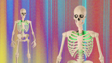 Ultra Skelly: High-Tech Skeleton for Halloween Fun