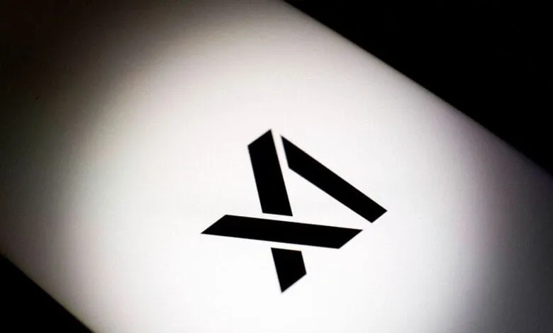 Close-up of Anthropic's logo, a stylized black 'A' on a bright white background.