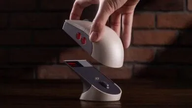 Retro Wireless Gaming Mouse With Charging Dock – Under $60