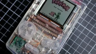 See-Through Game Boy Features Transparent Circuit Board Art