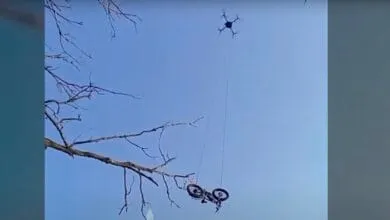 Ukraine Uses Drone to Deliver E-Bike for Soldier Rescue