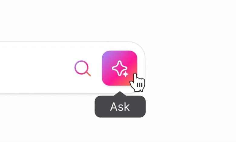 Cursor clicking on a gradient pink and purple icon with a starburst symbol.