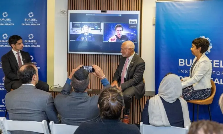 Panelists engage in a virtual discussion with astronauts, with a focus on space and diabetes.