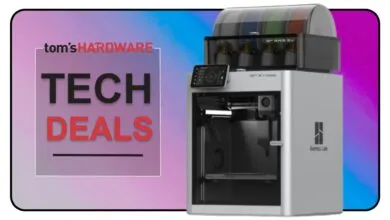 Bamboo Lab X1 Carbon 3D printer featured in Tom's Hardware Tech Deals.
