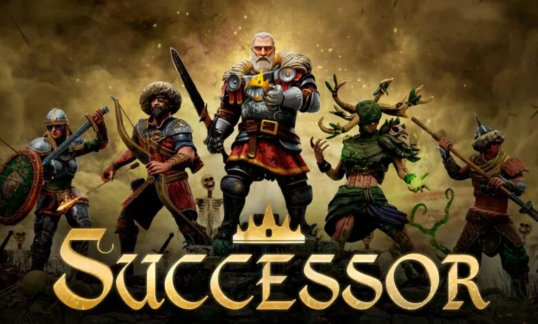 Key art for the video game Successor, depicting diverse fantasy characters.