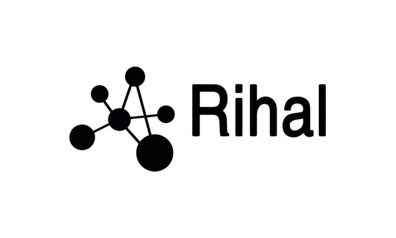 Rihal logo: black interconnected circles and the word Rihal in bold font.