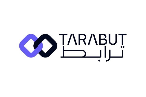 Tarabut logo with interlocking squares and text in English and Arabic