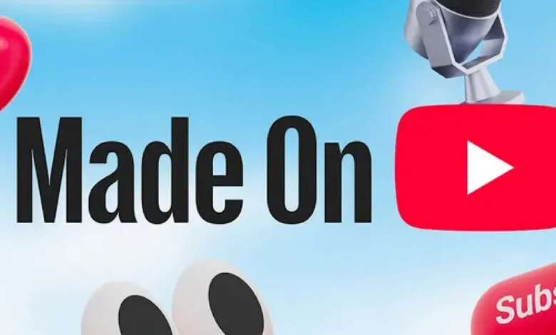 YouTube video creation graphic with playful elements like hearts and googly eyes.