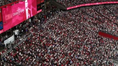 Inside Charlie Kirk’s Memorial Service at a Megachurch