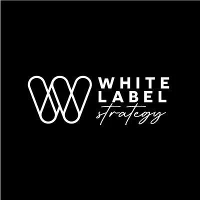 White Label Strategy logo: a stylized white 'W' on a black background, alongside the text 'WHITE LABEL strategy'.