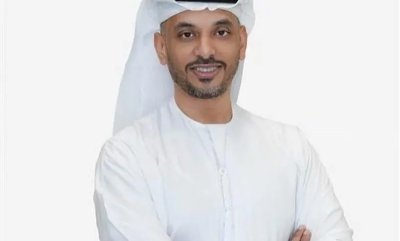 Portrait of Omar Sultan Al Olama, UAE Minister of Artificial Intelligence, Digital Economy, and Remote Work System.