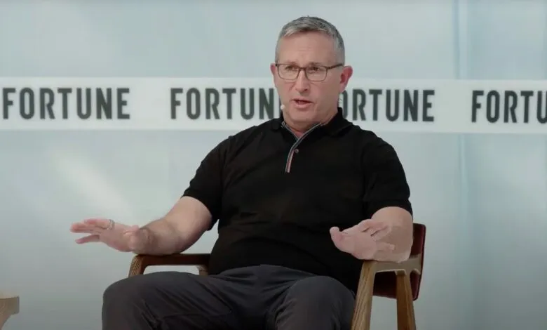 Oura CEO Harpreet Rai speaking at a Fortune event.