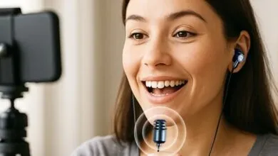 These Earbuds Have a Clip-On Microphone for Crystal-Clear Calls