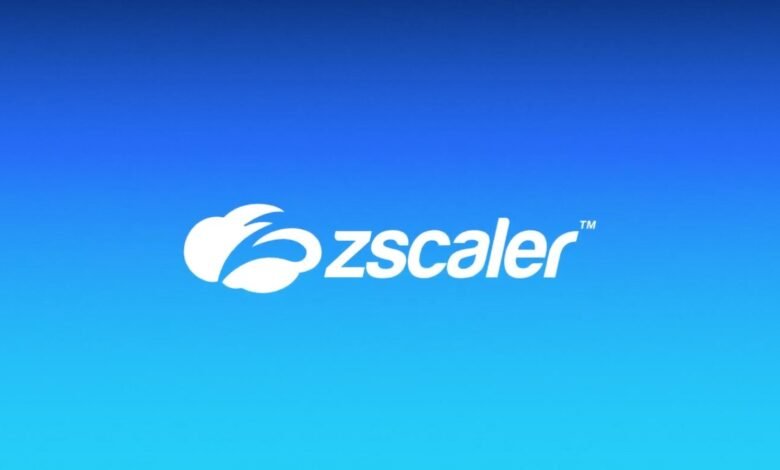 Zscaler logo: white cloud icon and text on a blue gradient background.