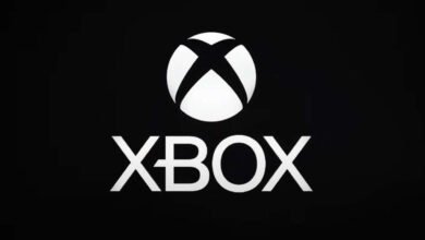 The white Xbox logo and wordmark centered on a black background.