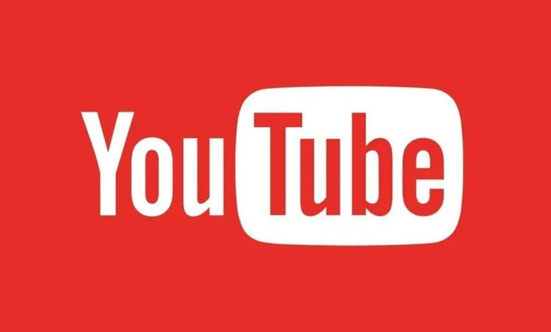 The YouTube logo with white text on a red background.