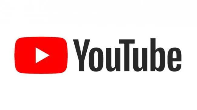 The YouTube logo featuring a red play button icon next to the word YouTube in black text.