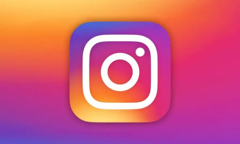 The Instagram logo with its iconic camera outline and gradient background.
