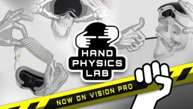 Hand Physics Lab Launches on Apple Vision Pro