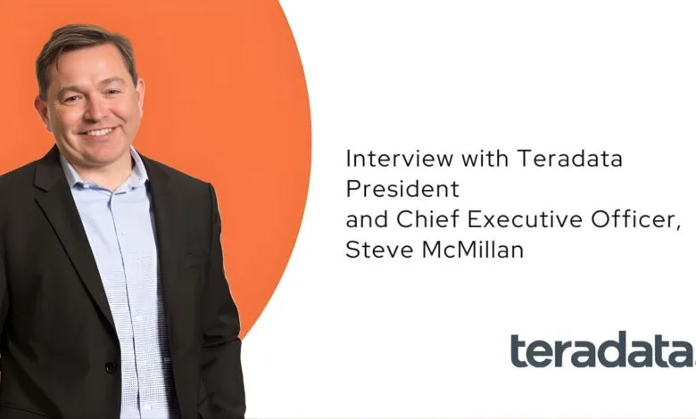 Steve McMillan, President and CEO of Teradata, smiles in a professional headshot.