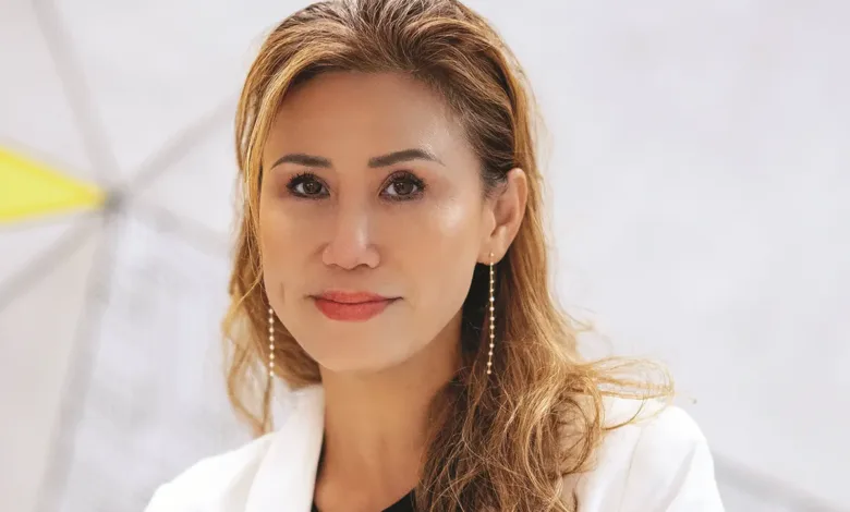 Portrait of Trixie LohMirmard, CEO of KAOUN International and EVP of Dubai World Trade Centre.