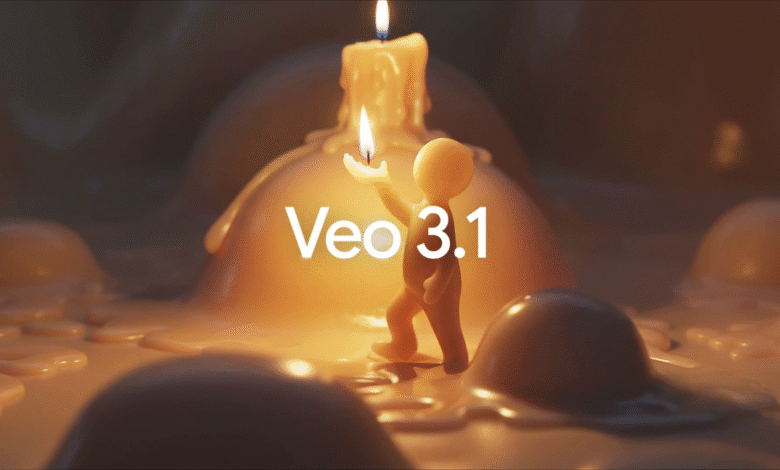 A small figure holding a lit candle amidst melting wax.
