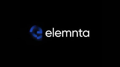 The Elementa logo with a blue stylized 'E' and white text.