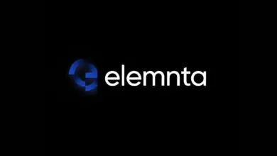 The Elementa logo with a blue stylized 'E' and white text.