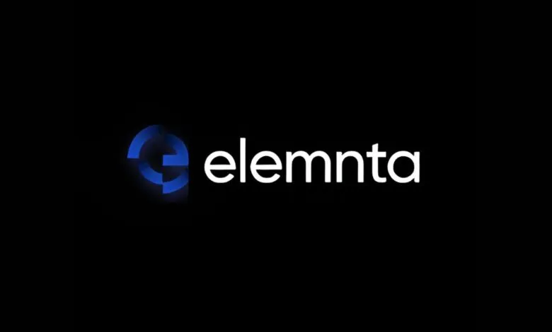 The Elementa logo with a blue stylized 'E' and white text.