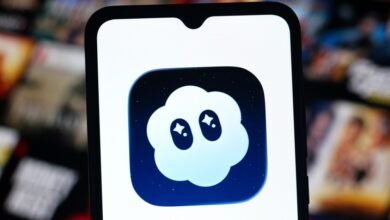 Close-up of a smartphone screen displaying the Discord app icon.