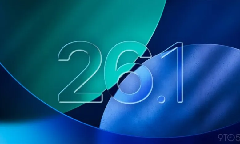 The numbers 26.1 are displayed prominently against a dark blue and teal abstract background.