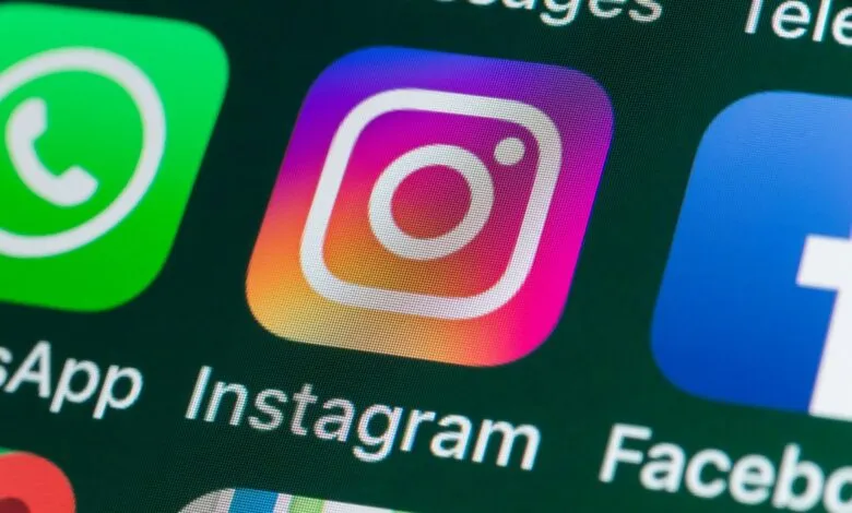 Close-up of the Instagram app icon on a smartphone screen.