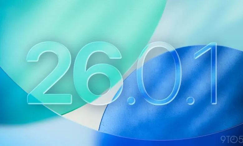 The numbers 26.0.1 displayed in a translucent, glowing font against a gradient background.