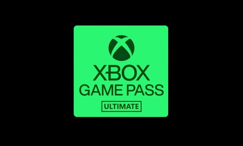Xbox Game Pass Ultimate logo on a black background.