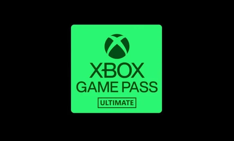Xbox Game Pass Ultimate logo on a black background.