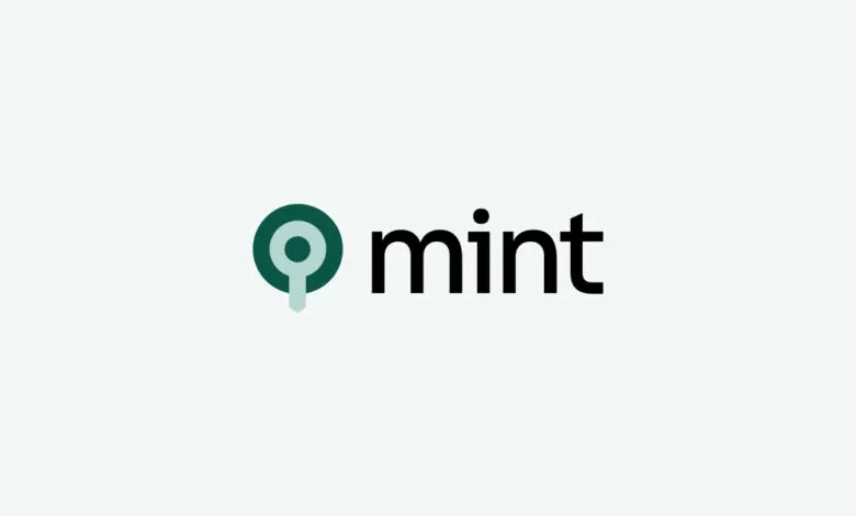 The Mint logo featuring a stylized green circular icon next to the word 'mint' in black text.