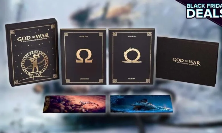 God of War 20th Anniversary Retrospective Deluxe Edition for Black Friday.