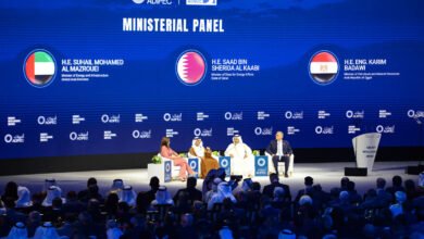 Ministers from UAE, Qatar, and Egypt participate in a panel discussion at ADIPEC.