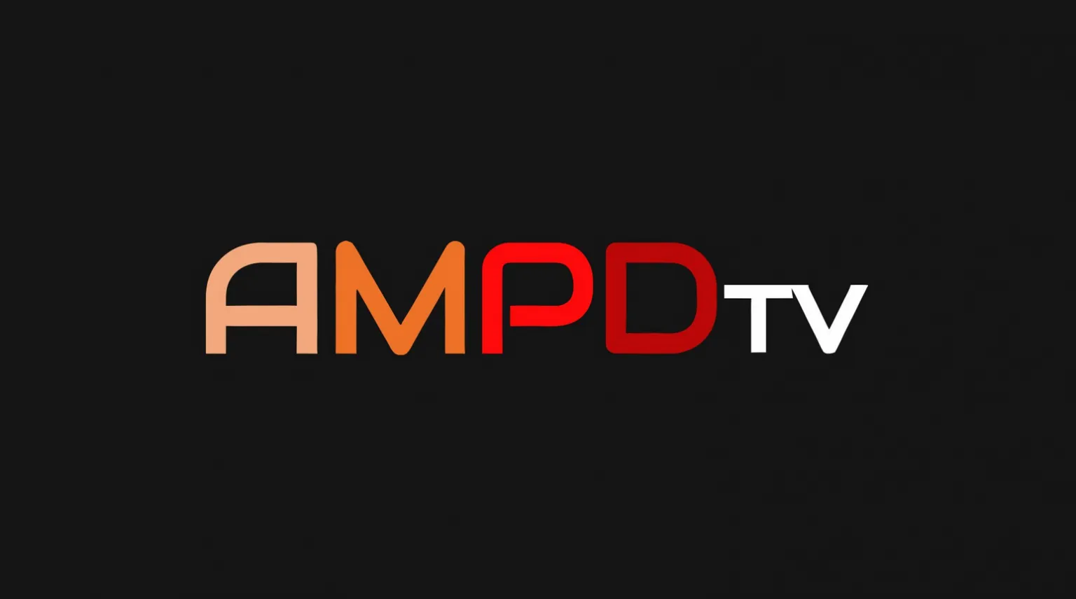 The AMPD TV logo with gradient colors on a black background.