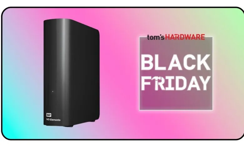 WD Elements external hard drive Black Friday deal from Tom's Hardware.